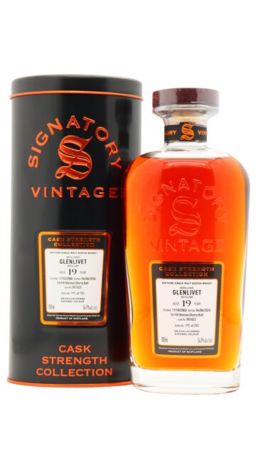 Glenlivet - Signatory Vintage Cask Strength Collection Single Cask #901023 2006 19 year old Whisky