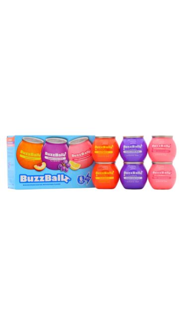 BuzzBallz - Fruity Evergreen Pack Cocktail (6 x 20cl)