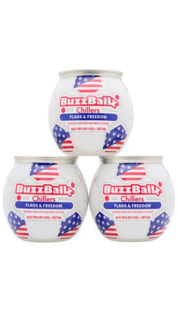 BuzzBallz - Limited Edition USA 2026 World Cup Pineapple Orange Cocktail (3 x 20cl)