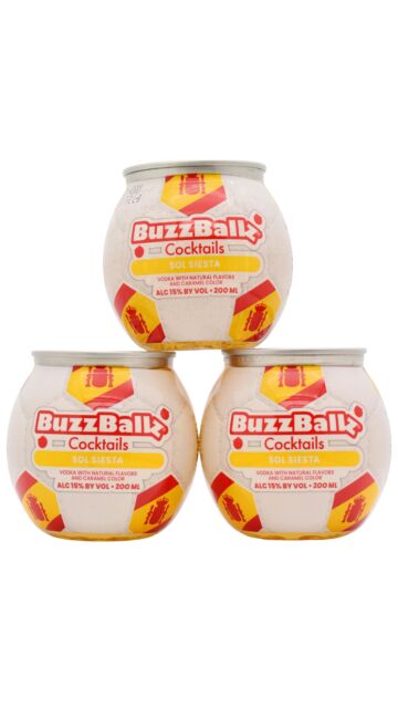 BuzzBallz - Limited Edition Spain 2026 World Cup White Sangria Cocktail (3 x 20cl)