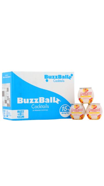 BuzzBallz - Limited Edition Spain 2026 World Cup White Sangria Cocktail (24 x 20cl)