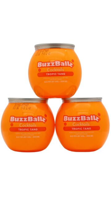 BuzzBallz - Tropical Tang Cocktail (3 x 20cl)