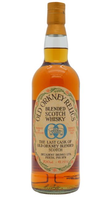Decadent Drinks - Old Orkney Relics Blended Scotch 1996 30 year old Whisky