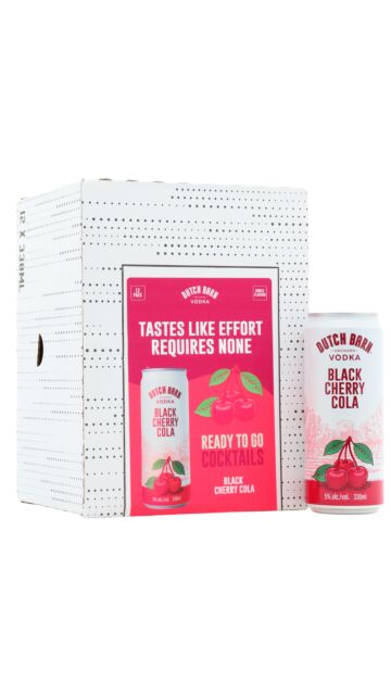Dutch Barn - Black Cherry Cola Cocktail (12 x 330ml) (Ricky Gervais)