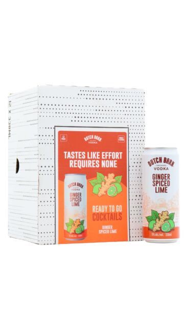 Dutch Barn - Ginger Spiced Lime Cocktail (12 x 330ml) (Ricky Gervais)