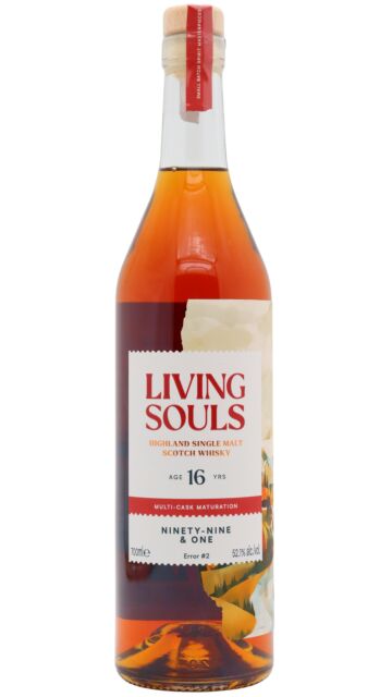 Living Souls - Ninety-Nine & One Error #2 Single Malt Scotch 16 year old Whisky
