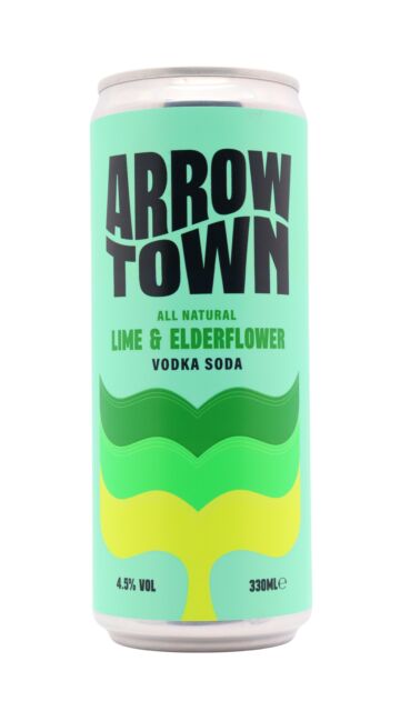 Arrow Town - Lime & Elderflower Vodka Soda Cocktail