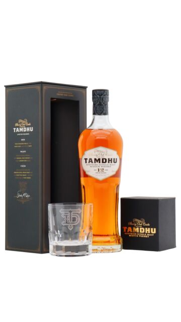 Tamdhu - Speyside Single Malt Scotch 12 year old Whisky (Includes Branded Glass)