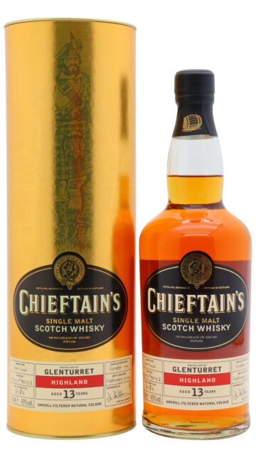 Glenturret - Chieftain's Port Cask Finish Single Malt Scotch 1990 13 year old Whisky