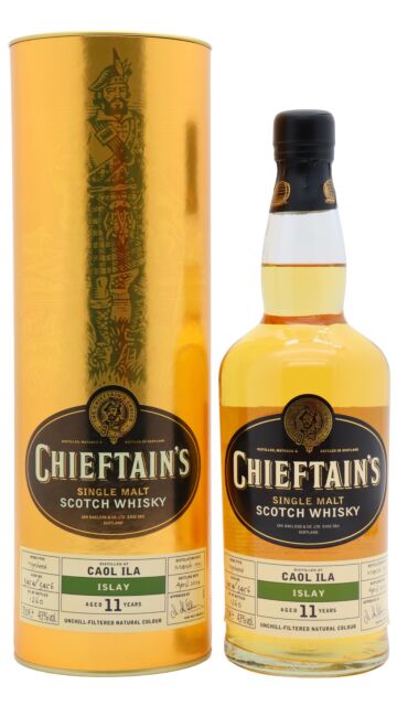 Caol Ila - Chieftain's Bourbon Cask Finish Single Malt Scotch 1993 11 year old Whisky