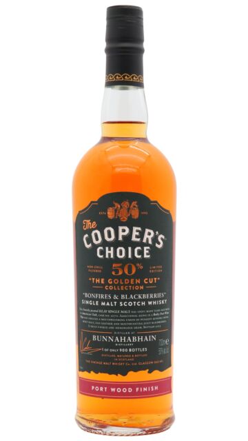 Bunnahabhain - Coopers Choice - The Golden Cut Collection "Bonfires & Blackberries" Single Port Cask #0070 Whisky