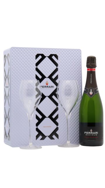 Ferrari - Maximum Blanc De Blancs Italian Sparkling Wine Glass Pack