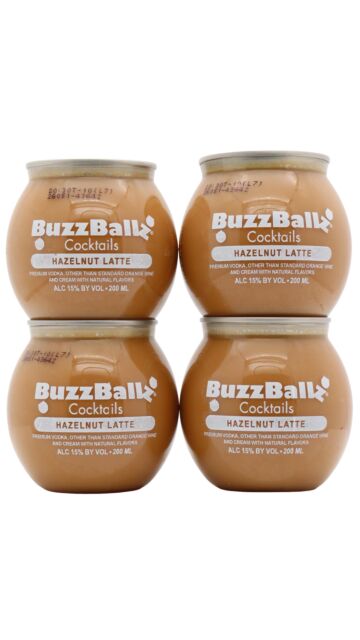 BuzzBallz - Hazelnut Latte Cocktail (4 x 20cl)