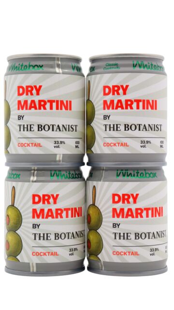 The Botanist - Dry Martini Whitebox Cocktail (4 x 100ml)