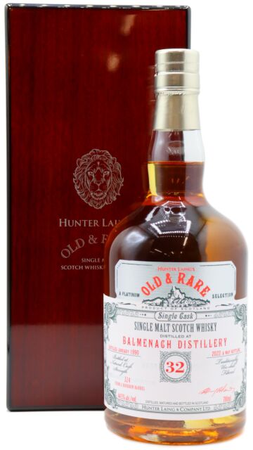 Balmenach - Hunter Laing's Old & Rare Single Cask Single Malt Scotch 1990 32 year old Whisky