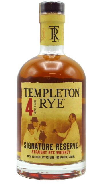 Templeton - Signature Reserve Rye 4 year old Whiskey