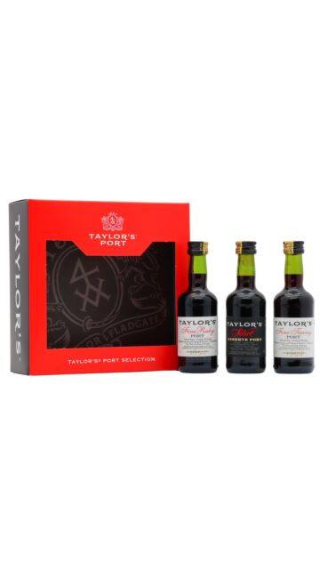 Taylor's - Ruby, Tawny & Special Reserve Port Miniature Gift Pack