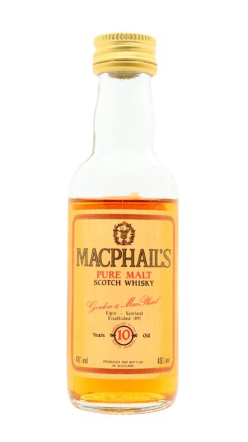 Macphail's - Pure Malt Scotch 10 year old Whisky Miniature