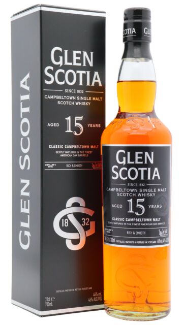 Glen Scotia - Campbeltown Single Malt Scotch 15 year old Whisky