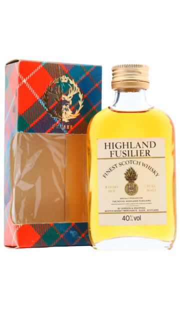Highland Fusilier - Gordon & MacPhail Finest Blended Scotch 8 year old Whisky Miniature