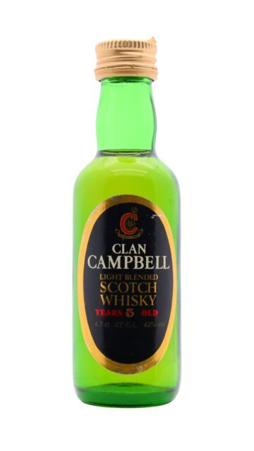 Clan Campbell - Blended Scotch 5 year old Whisky Miniature