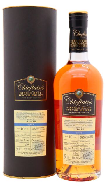 Ledaig - Chieftain's Wine Cask Finish Single Malt Scotch 2007 10 year old Whisky