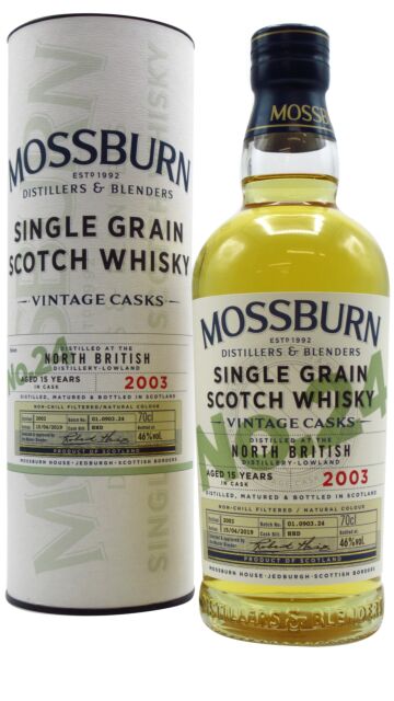 North British - Mossburn Vintage Cask Batch #24 2003 15 year old Whisky