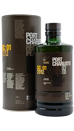 Port Charlotte - SC:01 Heavily Peated Islay Single Malt Scotch 2012 9 year old Whisky