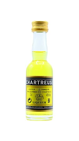 Chartreuse - Yellow Herbal Liqueur Miniature