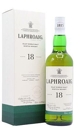 Laphroaig - Islay Single Malt Scotch 18 year old Whisky