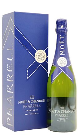 Moet & Chandon - Pharrell Williams Limited Edition - Midnight Blue - Imperial Brut NV Champagne