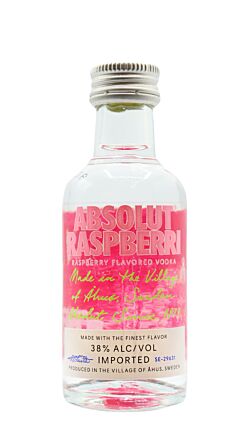 Absolut - Raspberri - Raspberry Flavoured Vodka Miniature