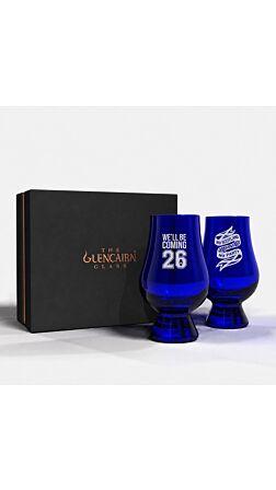 Glencairn - Scotland World Cup 2026 Blue Whisky Glass (Twin Pack)