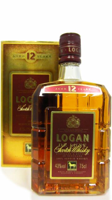 Logan - DeLuxe White Horse 12 year old Whisky (Old Bottling)