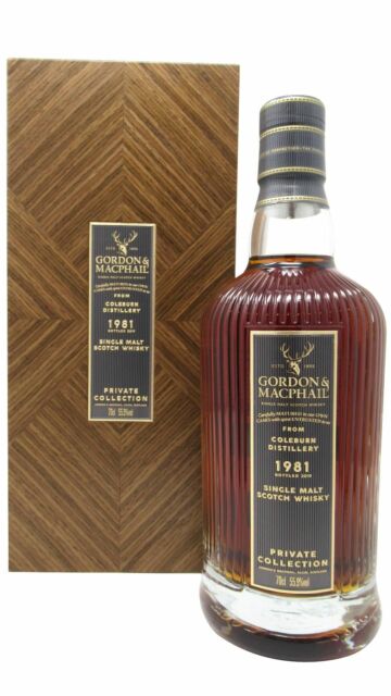 Coleburn (silent) - Gordon & MacPhail Private Collection Single Cask #476 1981 38 year old Whisky