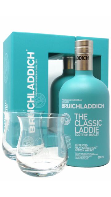 Bruichladdich - The Classic Laddie Islay Single Malt Scotch Whisky Glass Pack