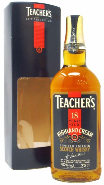 Teacher's - Highland Cream Blended Scotch 18 year old Whisky