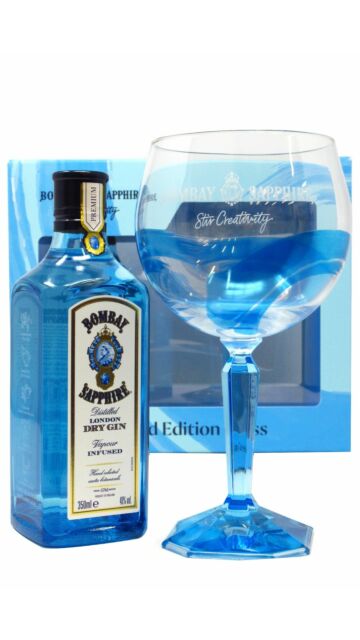 Bombay Sapphire - Original Gin Glass Pack (35cl)