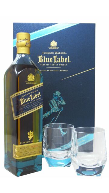 Johnnie Walker - Blue Label Richard Malone Edition Blended Scotch Whisky Glass Pack