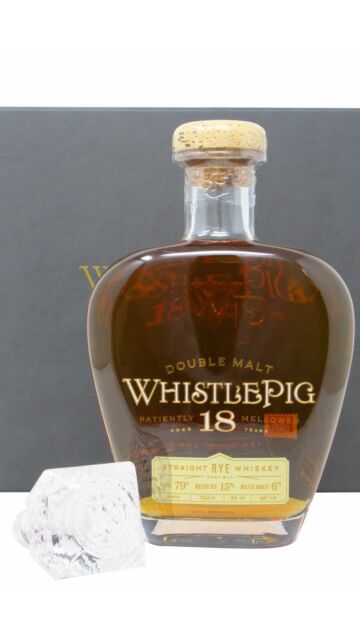 WhistlePig - Double Malt Straight Rye 18 year old Whiskey