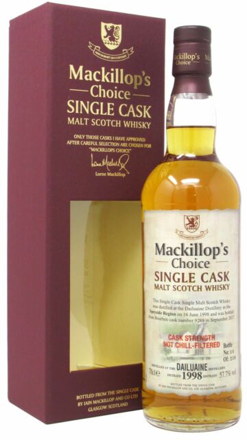 Dailuaine - Mackillop's Choice Single Cask #9288 1998 19 year old Whisky