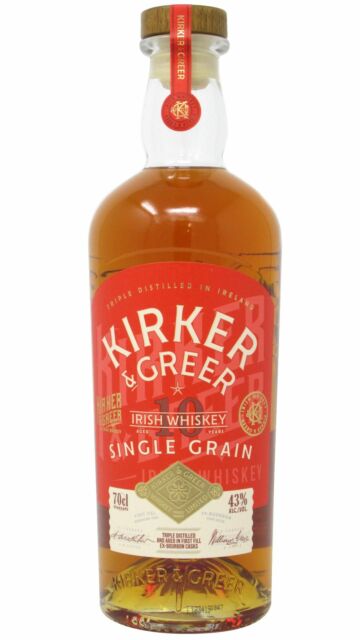 Kirker & Greer - Single Grain Irish 10 year old Whiskey