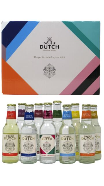 Double Dutch - 10 x 200ml Bottles of Premium Flavoured Mixers