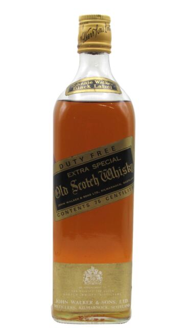 Johnnie Walker - Black Label Blended Scotch Whisky (1970's Bottling) (75cl)