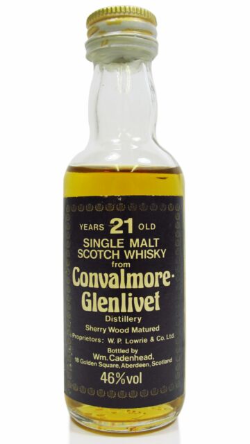 Convalmore (silent) - Cadenhead's Single Malt Scotch 21 year old Whisky Miniature