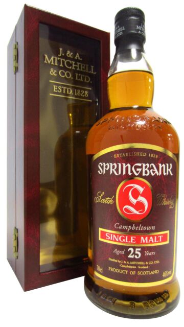 Springbank - Campbeltown Single Malt Scotch 1969 25 year old Whisky (1990's Bottling)