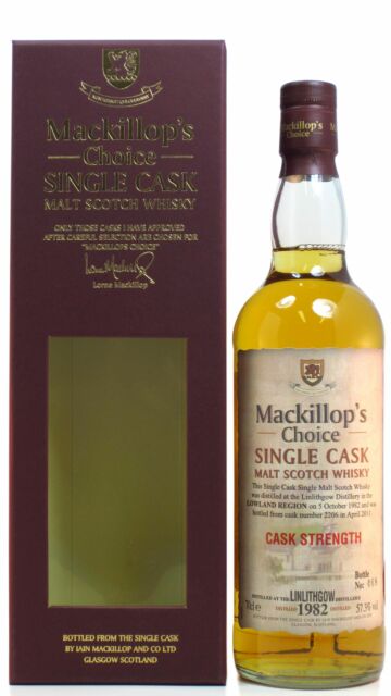 Linlithgow (silent) - Mackillop's Choice Single Malt Scotch 1982 28 year old Whisky