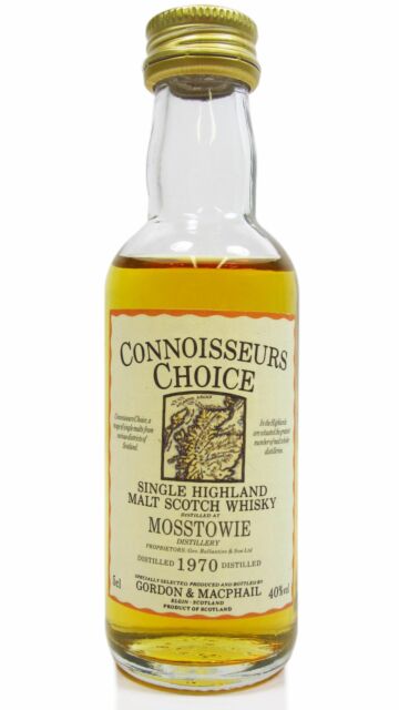 Mosstowie (Silent) - Connoisseurs Choice Single Malt Scotch 1970 Whisky Miniature