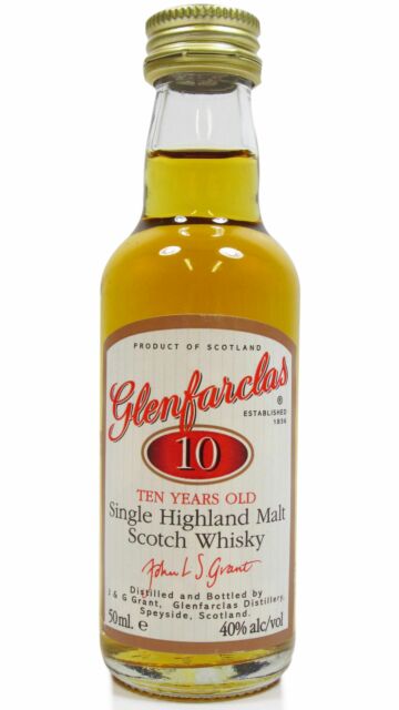 Glenfarclas - Single Highland Malt 10 year old Whisky Miniature