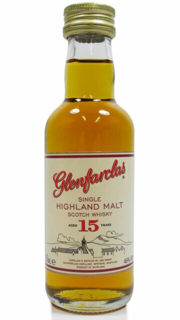 Glenfarclas - Single Highland Malt 15 year old Whisky Miniature